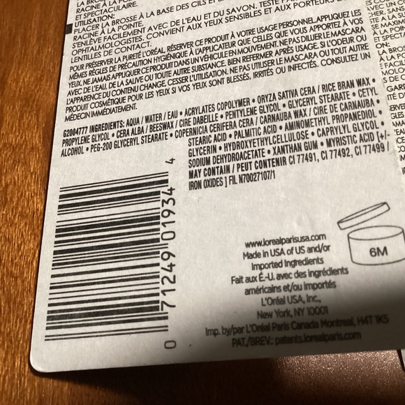 Loreal Paris Voluminous Original 365 Black Brown/Curved 340 Black Noir Mascara - Picture 4 of 8